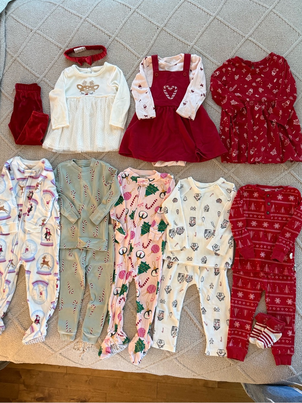 Girls Christmas clothes bundle